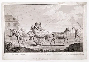 Karikatura nového bohatství, c.1795